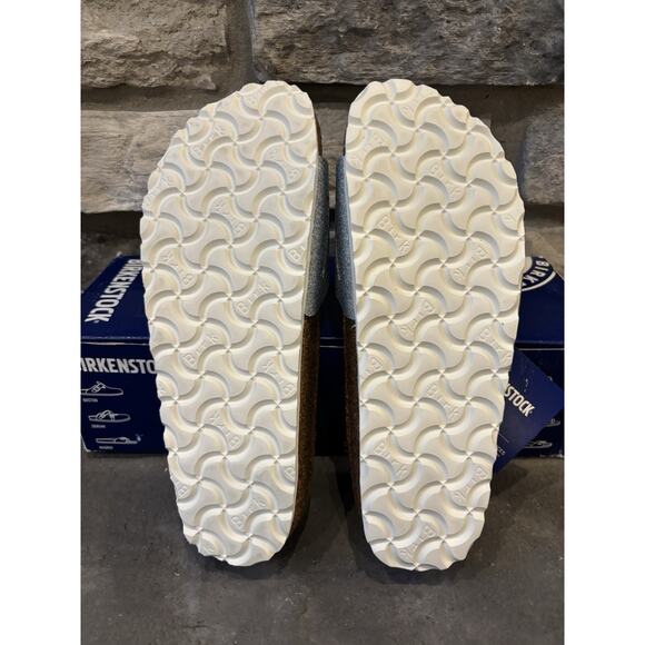New Birkenstock Madrid BS Silver & Blue Sparkles EU 35N - Picture 6 of 7